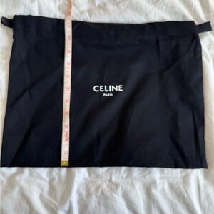 Celine Black Logo Dust Bag